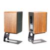 AEONS Professional Metal Desktop Speaker Stands Pair | Inclined Height Adjustable Vibration Absorption | Better Audio for Medium Small Bookshelf Computer Gaming Speakers, Studio Monitor Stand, Black view 4