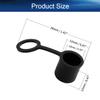 Juvielich 20Pcs Anti-Dust Stopper BNC-B Silicone Cap Port Cover Anti Dust Protector Black view 2