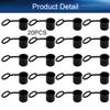 Juvielich 20Pcs Anti-Dust Stopper BNC-B Silicone Cap Port Cover Anti Dust Protector Black view 4