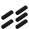 Juvielich 5Pcs DB-25 Silicone Protectors Port Parallel Printer Anti Dust Cap Cover 40x10x5mm Black view 4