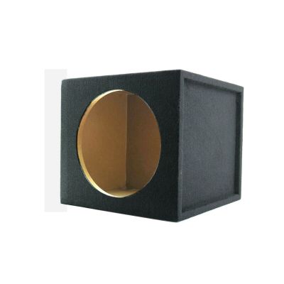 1x Audiotek CA-15SS Single 15" Sealed Car Vehicle Audio Subwoofer/Speaker Seal Box Enclosure 1-Inch Medium-Density All MDF Wood Fits Any 15-Inch Speakers