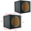 1x Audiotek CA-15SS Single 15" Sealed Car Vehicle Audio Subwoofer/Speaker Seal Box Enclosure 1-Inch Medium-Density All MDF Wood Fits Any 15-Inch Speakers view 2