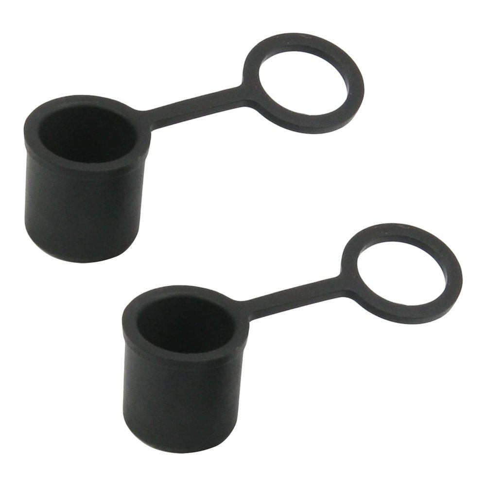 Juvielich 10Pcs Anti-Dust Stopper BNC-B Silicone Cap Port Cover Anti Dust Protector Black