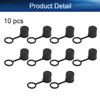 Juvielich 10Pcs Anti-Dust Stopper BNC-B Silicone Cap Port Cover Anti Dust Protector Black view 4