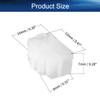 Juvielich 10Pcs RJ45 Anti-Dust Cover Plugs Protector Cap Port Transparent Ethernet Hub Port for Female Port Black for TV, Computer view 2