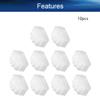 Juvielich 10Pcs RJ45 Anti-Dust Cover Plugs Protector Cap Port Transparent Ethernet Hub Port for Female Port Black for TV, Computer view 4