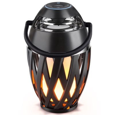 Tioneger Flame Outdoor Bluetooth Speaker, LED Table Lamp with LED Flickers, Portable Wireless Waterproof Speaker for Indoor/Outdoor Use, Gifts for Men (A1+)