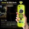 (3 Pack) Wevove Fire Stick Remote Cover for Alexa Voice Remote 3rd Gen, Replacement Case for TVStick 4K/Max Streaming Device (Glow Yellow&Rose red&Blue) view 2