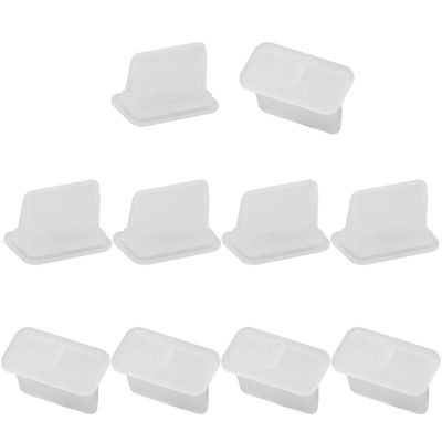 Juvielich 20Pcs Anti-Dust Stopper USB A3 Silicone Cap Port Cover Anti Dust Protector Translucent
