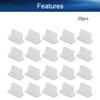 Juvielich 20Pcs Anti-Dust Stopper USB A3 Silicone Cap Port Cover Anti Dust Protector Translucent view 4