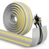 Eapele Floor Cable Cover Protector,Heavy Duty PVC Duct Easy to Unroll,Prevent Cable Trips and Protect Wires,Perfect for Home Office or Outdoor (Gray - 10ft) view 1