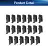Juvielich 20Pcs Silicone Mini USB Cap Port Cover Mini USB Anti Dust Cover Plug Stopper Cap Anti Dust Protector Black view 3