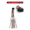Bestycar Car Stereo Radio RCA USB CAM in Cable GPS Antenna Power Speaker Wire Harness Kit for 9'' or 10'' Aftermarket Android Headunit with 16pin Power Socket 20pin RCA Port view 3