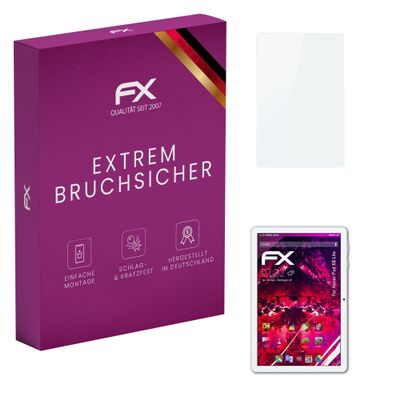 atFoliX Plastic Glass Protective Film compatible with Honor Pad X8 Lite, 9H Hybrid-Glass FX Screen Protector