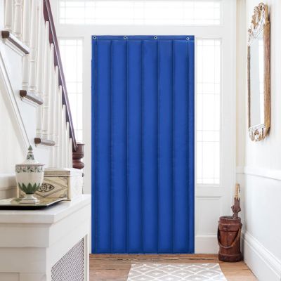 Insulated Door Curtain Thermal, Upgraded Thick Privacy Partition Barrier Blanket, Doorway Screen Cover Soundproof Sheet, Noise Reduction Windproof Waterproof Warm Cold Protection Living Room