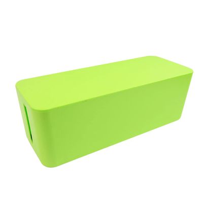 DOITOOL Management Organizer Box Cable Storage Case for Desk Tv Computer and USB Hub Green for Hiding Cords and Keeping Your Space Tidy