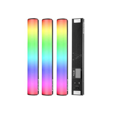Aputure MT Pro RGB Tube Light 4-Pack, 7.5W CCT from 2000K -10000K Output Pixel-Mappable RGBWW LED Video Light Support Sidus Link Bluetooth App Control