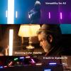 Aputure MT Pro RGB Tube Light 4-Pack, 7.5W CCT from 2000K -10000K Output Pixel-Mappable RGBWW LED Video Light Support Sidus Link Bluetooth App Control view 4
