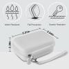 Againmore Case Compatible with Canon Ivy 2 Mini Photo Printer/for KODAK Step/for Ivy CLIQ+2 CLIQ 2, Mobile Wireless Bluetooth Instant Camera Printer Cover fits Photo Paper & Cable(Case Only)-White view 4