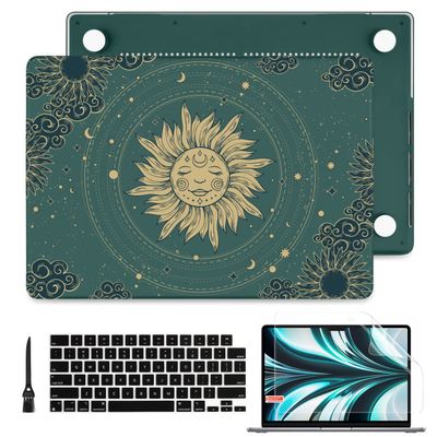 Batianda Case for Previous MacBook Pro 16 inch 2019 Release Model A2141, Hard Shell Case for Old MacBook Pro 16-inch Retina Display with Touch Bar & Touch ID, Sun Goddess