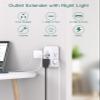 2 Pack Power Strip Surge Protector and Surge Protector, Outlet Extender with Night Light view 2