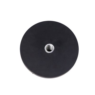 FEICHAO 1/4 Strong Magnetic Suction Cup Base Expansion Round Rubber Mount for Roof LED Strip Spotlights (D43mm)