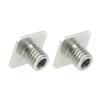 FEICHAO 3/8" to 1/4" Thread Adapter Single-Layer Cold Shoe Holder for SLR Cage Sports Camera Accessory (2 pcs Screw) view 1