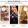 Moxweyeni 96 Pieces Heat Cable Roof Gutter Clips Christmas Light Clips 1.8" De Icing Cable Xmas Light Hooks and Spacers Set Outdoor Decor view 4