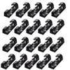 Cable Clips with Strong Self-Adhesive Cable Management Wire Holder Sticky Tidy and Organizer Cord and Wires for Home - 20 Pcs(Black) view 1