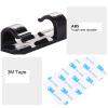 Cable Clips with Strong Self-Adhesive Cable Management Wire Holder Sticky Tidy and Organizer Cord and Wires for Home - 20 Pcs(Black) view 4