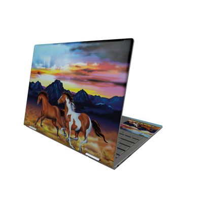 MightySkins Skin Compatible with HP Envy x360 13" (2022) - Wild Horses | Protective, Durable, and Unique Vinyl Decal wrap Cover | Easy to Apply, Remove, and Change Styles | Made in The USA