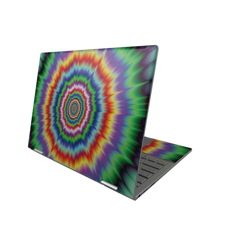 MightySkins Skin Compatible with HP Envy x360 13" (2022) - Vibration | Protective, Durable, and Unique Vinyl Decal wrap Cover | Easy to Apply, Remove, and Change Styles | Made in The USA