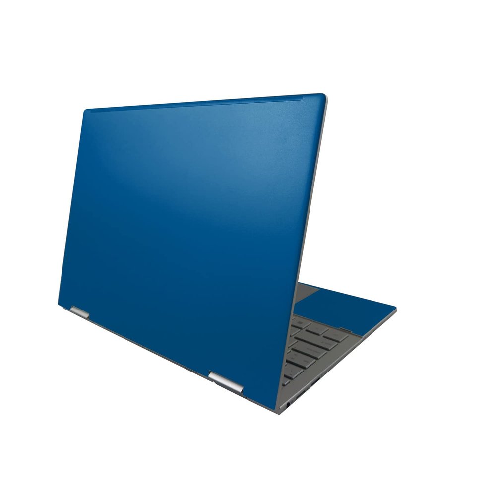 MightySkins Skin Compatible with HP Envy x360 13" (2022) - Solid Blue | Protective, Durable, and Unique Vinyl Decal wrap Cover | Easy to Apply, Remove, and Change Styles | Made in The USA