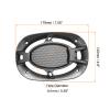 Rebower Speaker Grill Cover Mesh Subwoofer Grill Guard Protector, [for Home Audio DIY] - 4x6 Inch/Black / 2 Pcs view 2