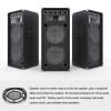 Rebower Speaker Grill Cover Mesh Subwoofer Grill Guard Protector, [for Home Audio DIY] - 4x6 Inch/Black / 2 Pcs view 3