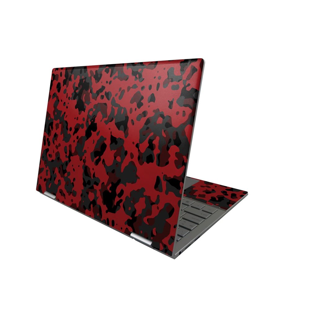 MightySkins Skin Compatible with HP Envy x360 13" (2022) - Red Modern Camo | Protective, Durable, and Unique Vinyl Decal wrap Cover | Easy to Apply, Remove, and Change Styles | Made in The USA