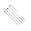 10 Show Chrome 6" Cable Zip Ties for Wire, Brake & Clutch Lines, Hose, Harness Style-9856-7155 view 1