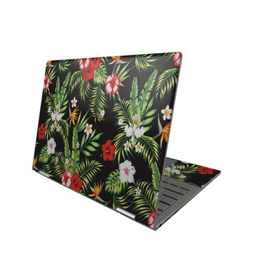 MightySkins Skin Compatible with HP Envy x360 13" (2022) - Dark Hibiscus | Protective, Durable, and Unique Vinyl Decal wrap Cover | Easy to Apply, Remove, and Change Styles | Made in The USA