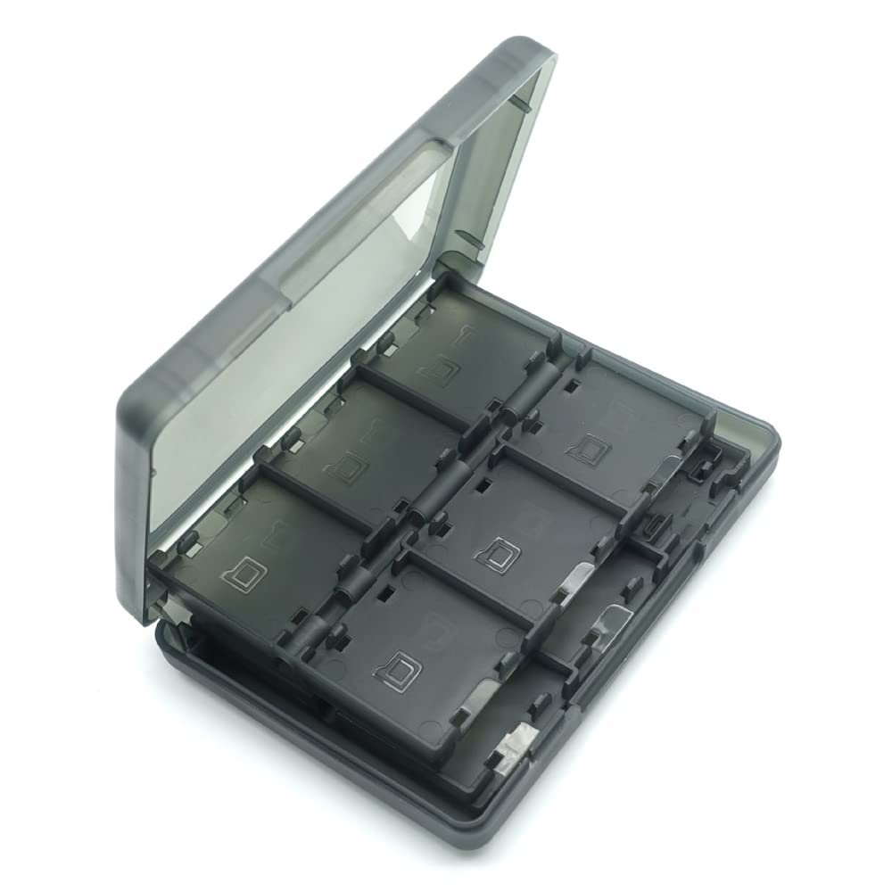 28-in-1 Game Card Case Game Storage Holder Box Compatible 3DS / 3DS / DSi/DSi XL/DSi LL/DS/DS Lite Cartridge Storage Box Holder (Black)