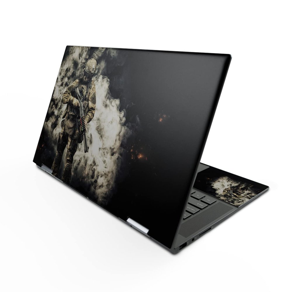 MightySkins Skin Compatible with HP Envy x360 15" (2022) - Fighting On | Protective, Durable, and Unique Vinyl Decal wrap Cover | Easy to Apply, Remove, and Change Styles | Made in The USA
