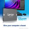 Lexar 2TB NS100 SSD 2.5 Inch SATA III Internal Solid State Drive, Up to 550MB/s Read, Gray (LNS100-2TRBNA) view 2