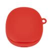 2 Pack DAYJOY Soft Silicone Protective Case Cover Compatible with 1More AERO Earbuds, Protective Skin Sleeve with Carabiner (red+Green) view 2