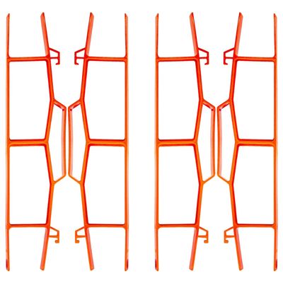 17.5" Plastic Cord Wrap Organizer  4 Pack Orange Cable Organizer with Handle for Extension Cords, Ropes & Hoses