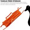 17.5" Plastic Cord Wrap Organizer  4 Pack Orange Cable Organizer with Handle for Extension Cords, Ropes & Hoses view 3