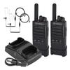Cobra PX652 Professional Walkie Talkies - Rechargeable, 22 Channels, 300,000 sq. ft/25 Floor Range, Dust Protected & Splashproof (IP54 Rating), Headsets and Chargers Included (2-Pack) view 1