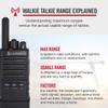 Cobra PX652 Professional Walkie Talkies - Rechargeable, 22 Channels, 300,000 sq. ft/25 Floor Range, Dust Protected & Splashproof (IP54 Rating), Headsets and Chargers Included (2-Pack) view 2
