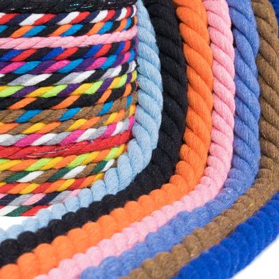 West Coast Paracord | Twisted Natural Cotton Artisan Cord Rope  Super Soft Assorted Colors & Lengths (Black, 1 Inch Diameter X 25 Feet)