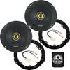 KICKER Speakers 6.5 inch for Ford Explorer 2011-2019 Upgrade Kit - Pair of CS Series with Adapters and Harness, Coaxial 6 1/2 Car Audio Rear Door Speaker CSC65, 46CSC654 view 1