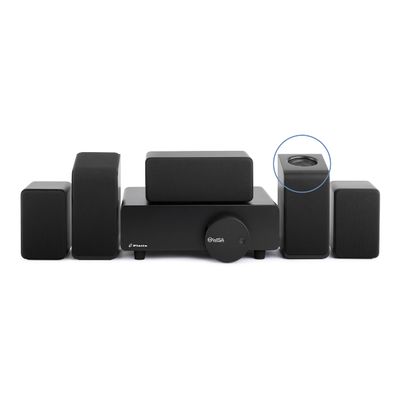 Platin Monaco 5.1.2 Home Theater System - Wireless Surround Sound System Upward Firing Speakers - THX Tuned & WiSA Certified