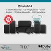 Platin Monaco 5.1.2 Home Theater System - Wireless Surround Sound System Upward Firing Speakers - THX Tuned & WiSA Certified view 4